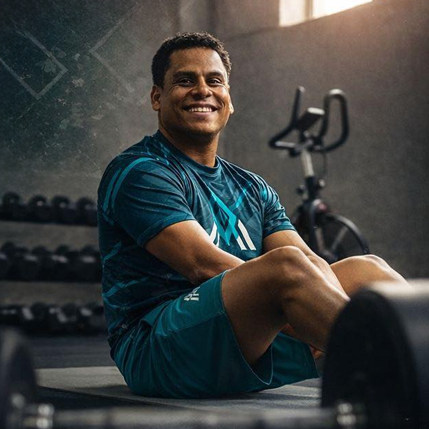 Tony Alpízar in training
